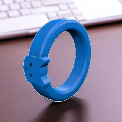 Nhẫn hình mèo độc đáo