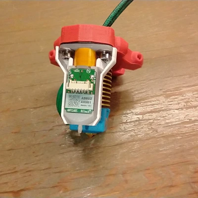 Kossel Mini E3D V6 Effector kèm ngàm gắn BlTouch