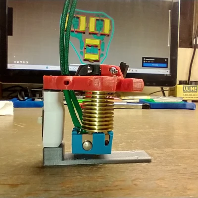 Kossel Mini E3D V6 Effector kèm ngàm gắn BlTouch