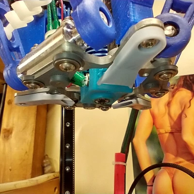 Giá đỡ quạt thổi 3010 cho tấm gắn effector Rostock nhôm 713Maker Kossel