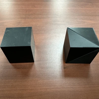 Khối Lập Phương Từ Hình Chóp - Có Nam Châm