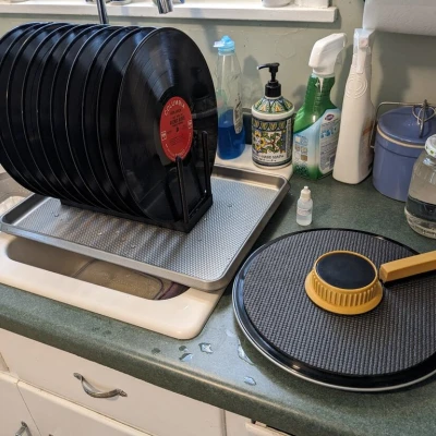 Giá phơi đĩa Vinyl