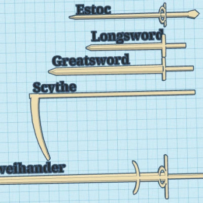 Kiếm Estoc Cho Dummy 13