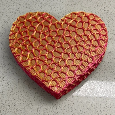 Trái Tim Voronoi Dễ In