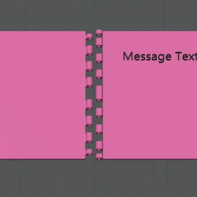 Thiệp Chúc Mừng Bản Lề Dây Tóc