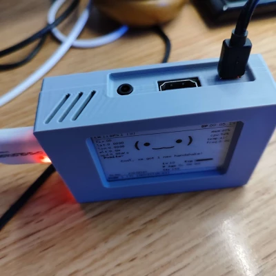 Vỏ Pwnagotchi cho Raspberry Pi 3B và Màn hình Waveshare 2.71 inch V2