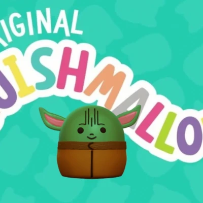 Mô hình Squishmallows Baby Yoda Grogu
