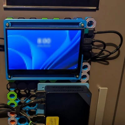 Giá Treo Màn Hình Raspberry Pi 7" & VESA Đa Năng Dùng Multiboard