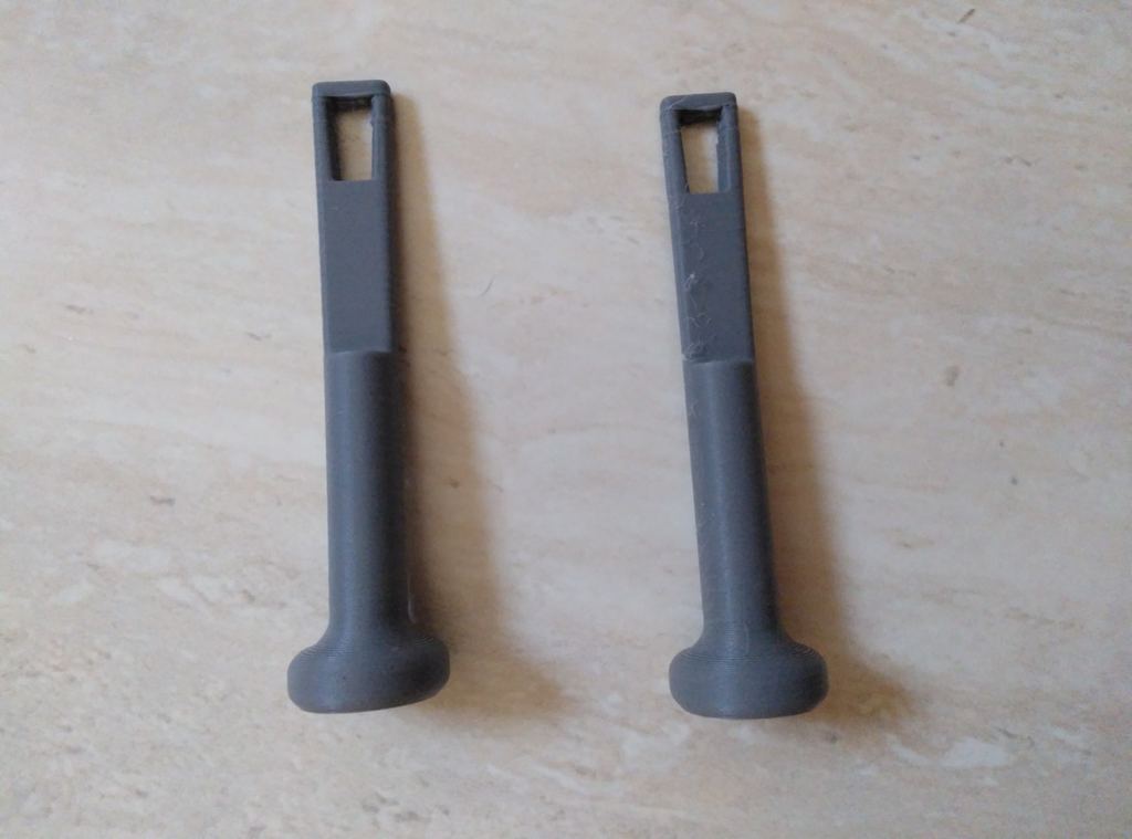 Núm xoay gập lưng ghế sau cho Peugeot 206 / 207