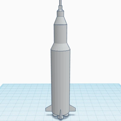 Mô Hình Tên Lửa Apollo 11