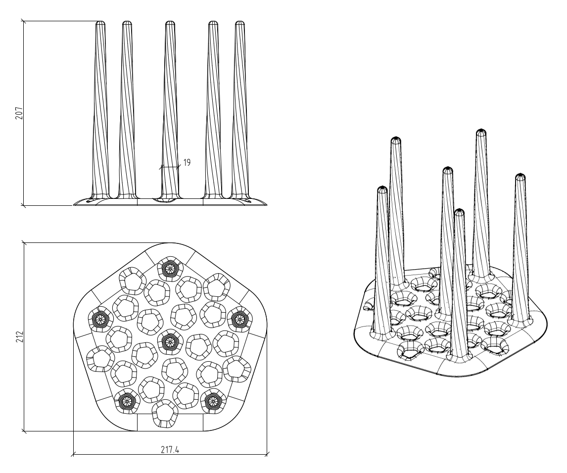 Giá phơi chai / Bottle dryer holder