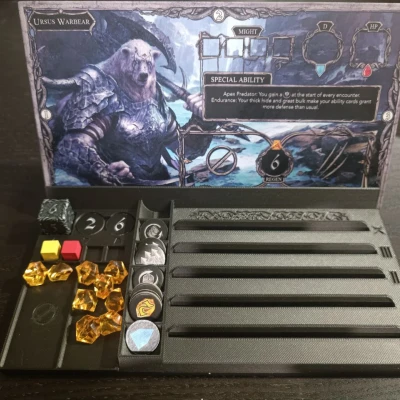 Bàn điều khiển người chơi cho Oathsworn — Lắp ghép StageTop