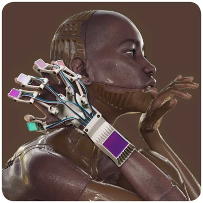 Găng Tay Cyborg Exoskeleton