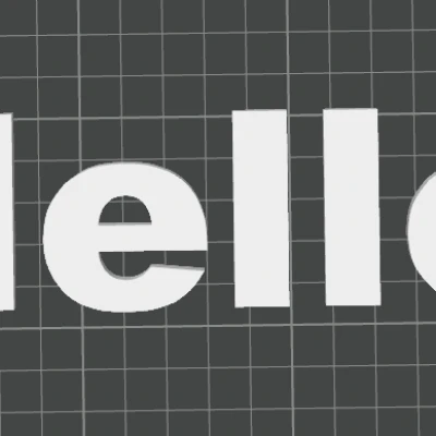 Chữ "Hello" Trang Trí Nhà Cửa