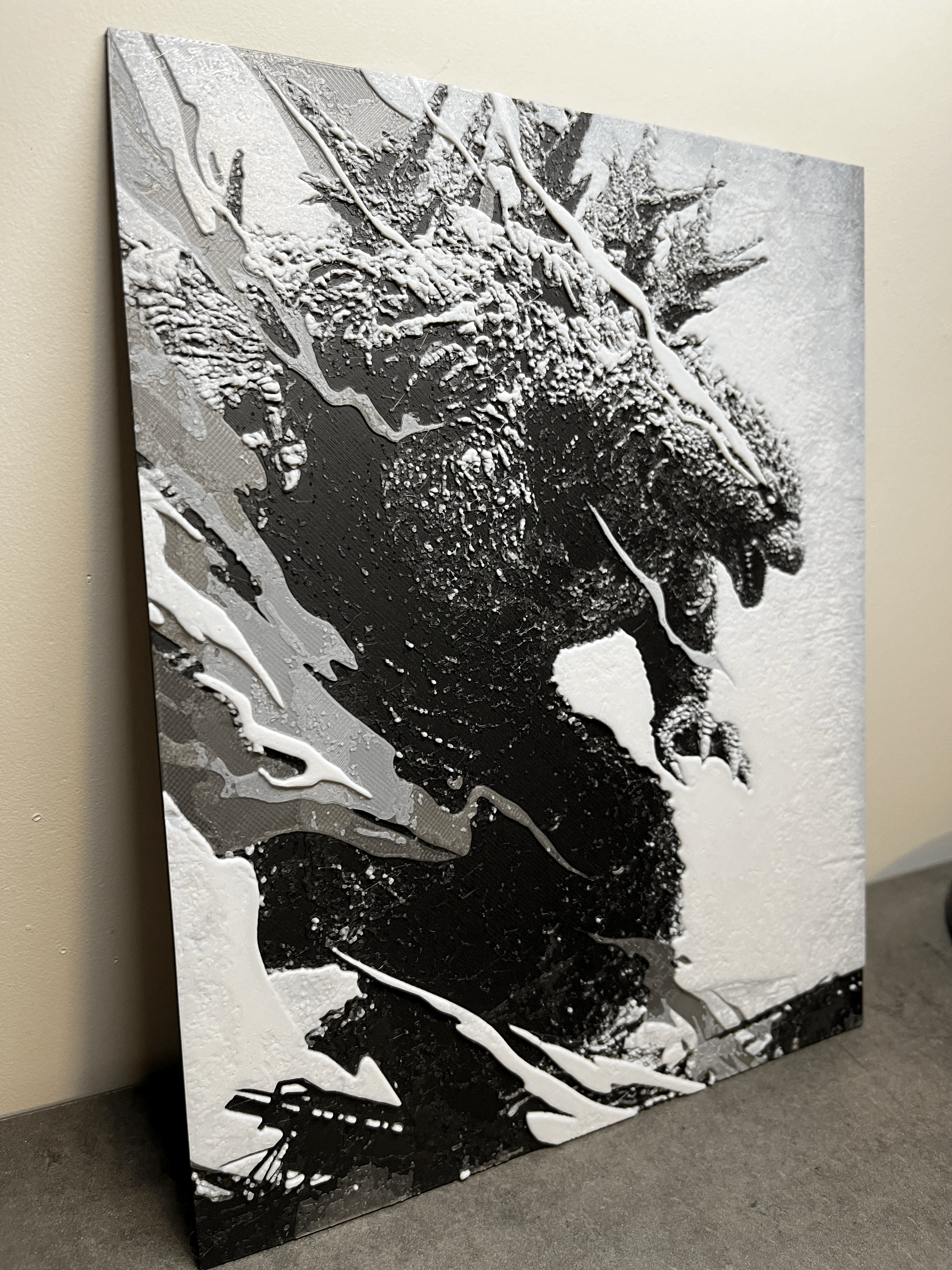 Hueforge - Poster Godzilla Minus One Không Chữ