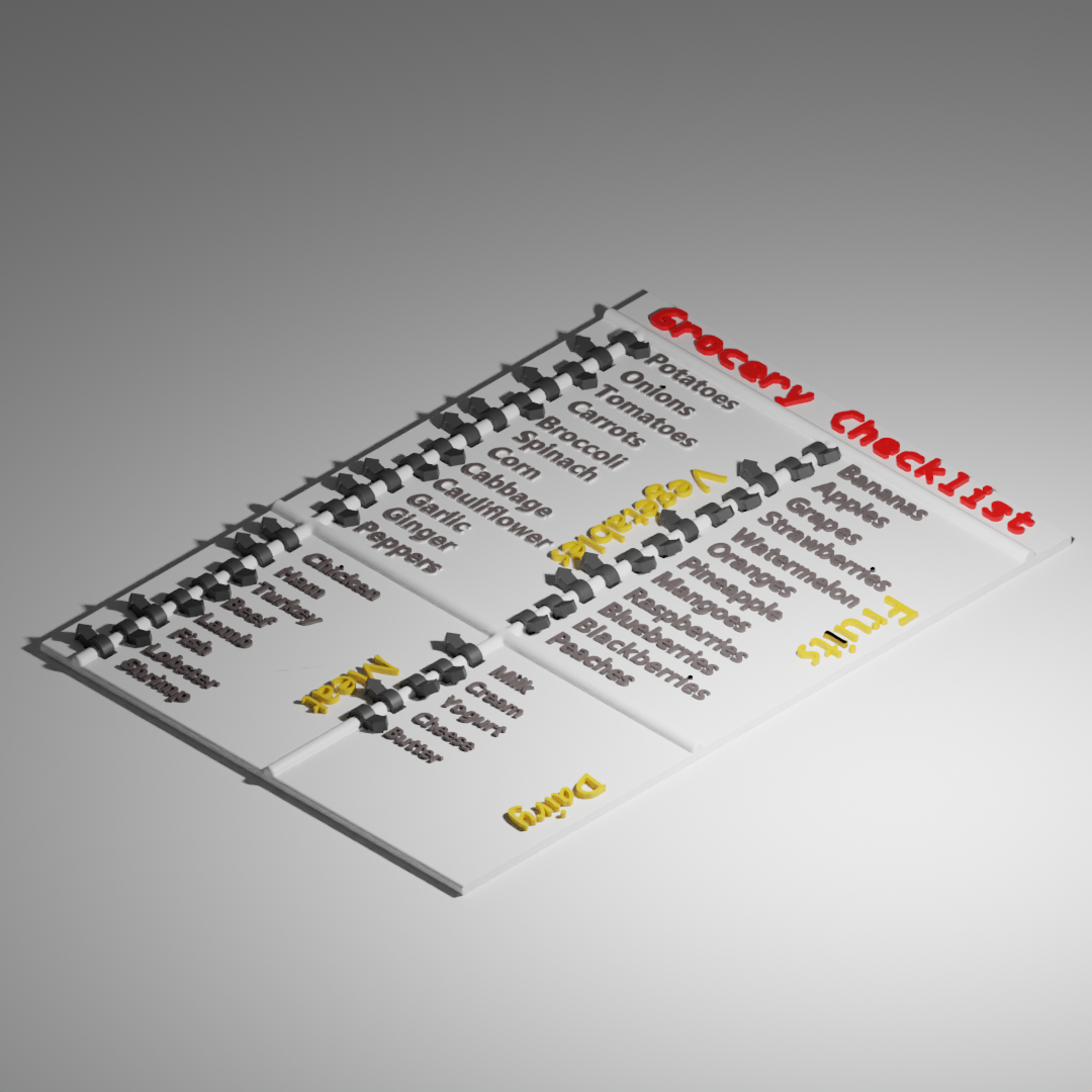 CheckList - Danh sách đi chợ