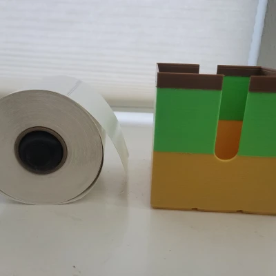 Giá Đỡ Cuộn Nhãn Nhiệt Gridfinity 4"