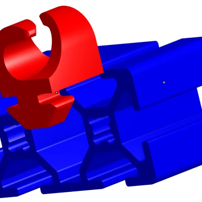 Kẹp giữ dây cáp cho rãnh nhôm