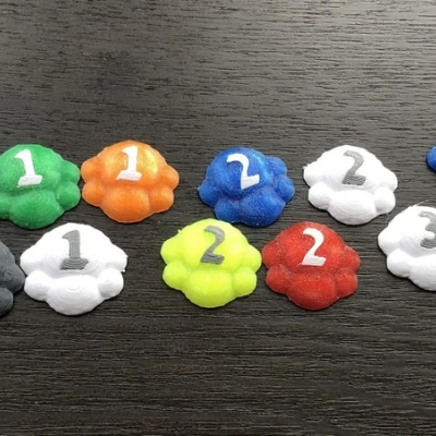 Token 3D cho Quacks of Quedlinburg