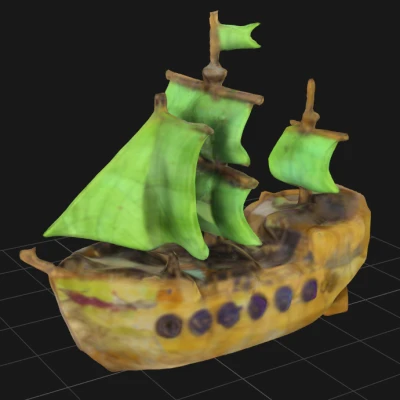 Trang trí Hồ Cá - Xác Tàu Buồm Đắm