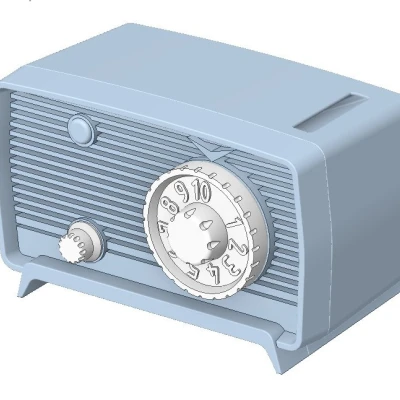 Hộp đựng và Bộ đếm Lưỡi dao (Radio AM RCA Victor 1956)