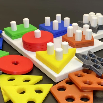 Đồ Chơi Vận Động Tinh Cho Bé: Bộ Hình Nâng Cao