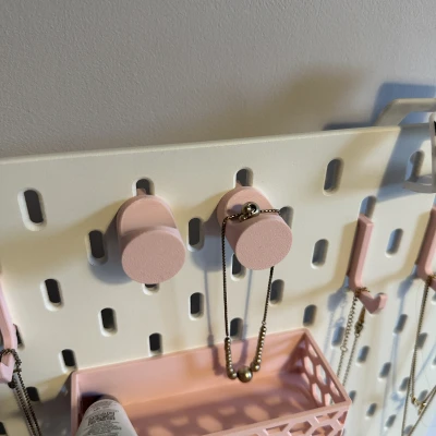 Móc Treo Đồ Tròn Cho Bảng Ikea Skadis