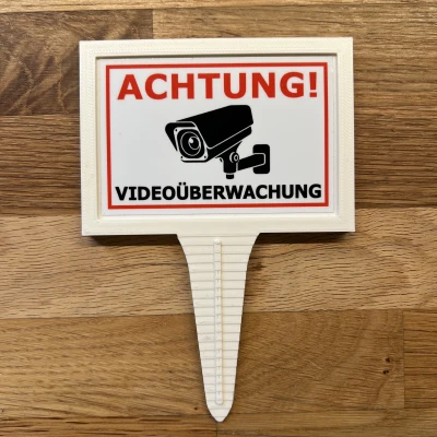 Chân đế giữ sticker 75 x 50 mm