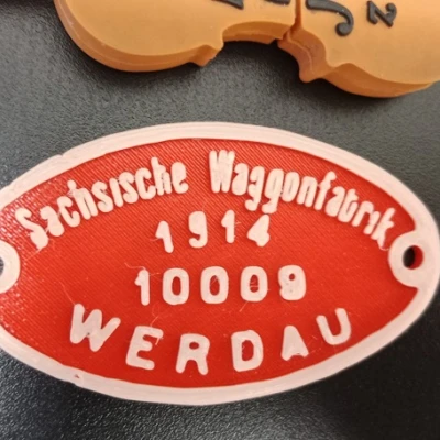 Bảng Hiệu Đường Sắt Hẹp Mô Hình (Jindřichův Hradec - Nová Bystřice - WERDAU)