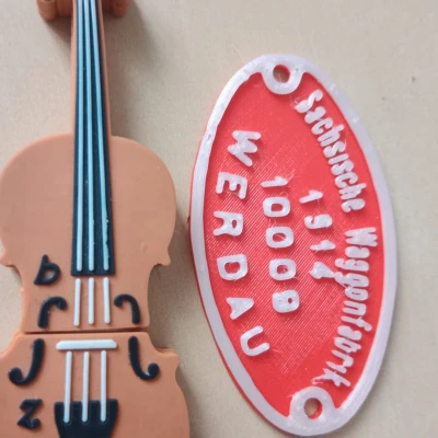 Bảng Hiệu Đường Sắt Hẹp Mô Hình (Jindřichův Hradec - Nová Bystřice - WERDAU)