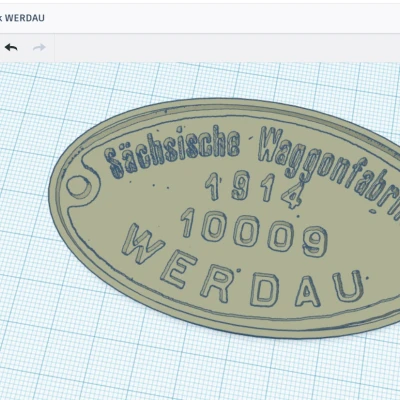 Bảng Hiệu Đường Sắt Hẹp Mô Hình (Jindřichův Hradec - Nová Bystřice - WERDAU)