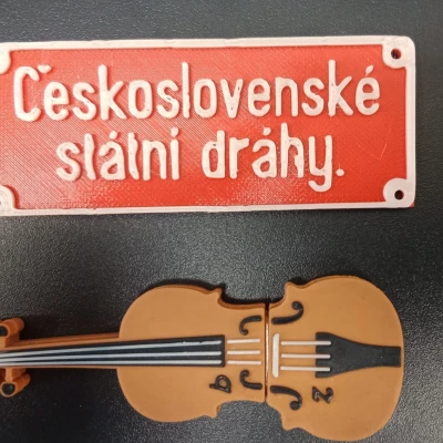 Bảng tên Đường sắt Quốc gia Tiệp Khắc ČSD