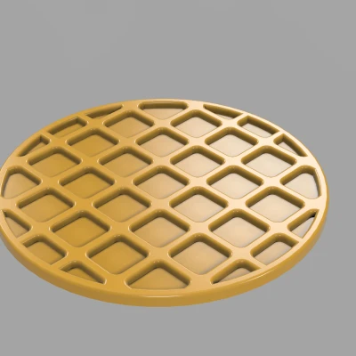 Miếng lót ly hình Waffle