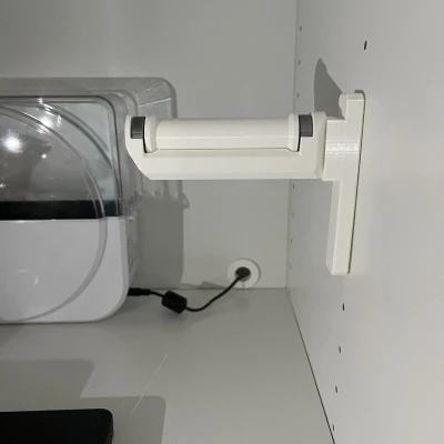 Giá đỡ cuộn dây in không cần ốc vít cho tủ Ikea Pax