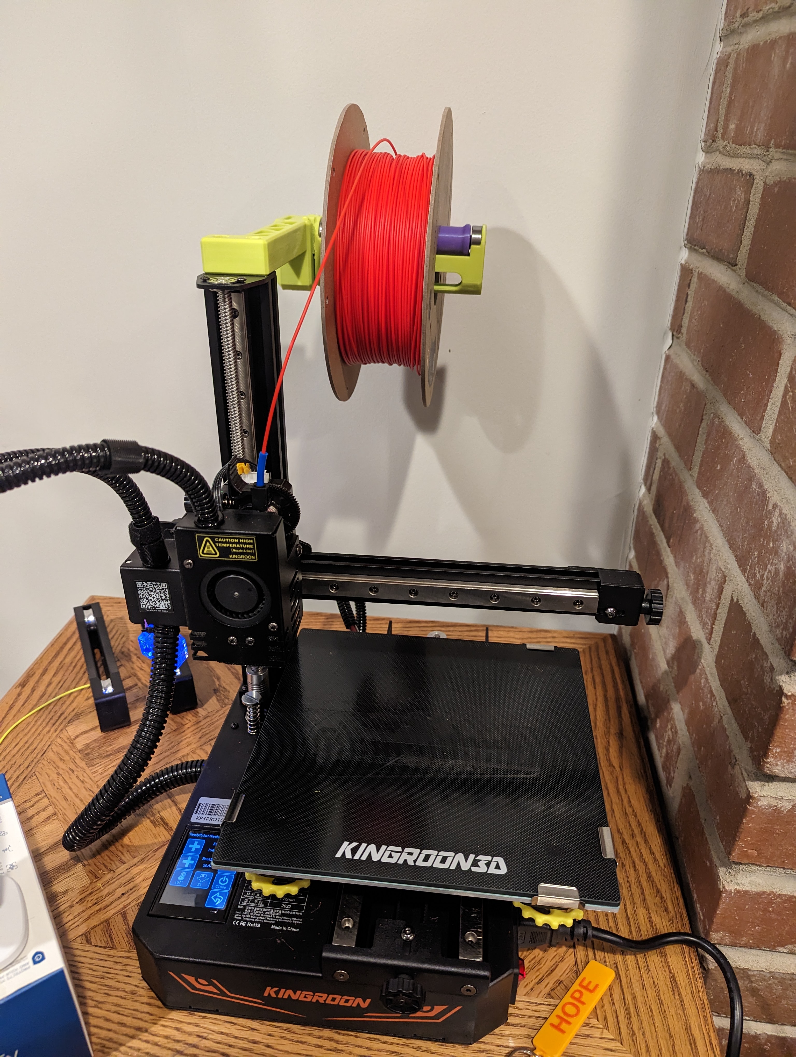 Giá đỡ cuộn dây cho Kingroon KP3S Pro (S1) - Bản Remix thấp + Filler