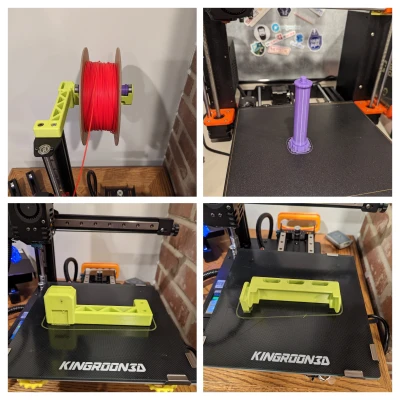 Giá đỡ cuộn dây cho Kingroon KP3S Pro (S1) - Bản Remix thấp + Filler