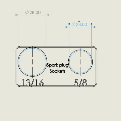 Khay Đựng Cốt Bugi Gridfinity