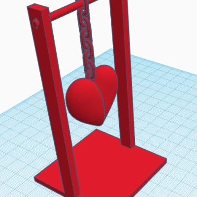 CORAZON PENDULO - Tượng Trang Trí Nhà Cửa Hình Trái Tim