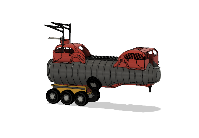 Yellow Zil War Rig - Rơ Moóc/Bồn Chở Phần 2