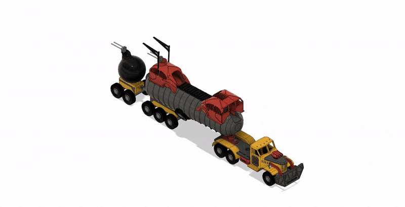 Yellow Zil War Rig - Rơ Moóc/Bồn Chở Phần 2