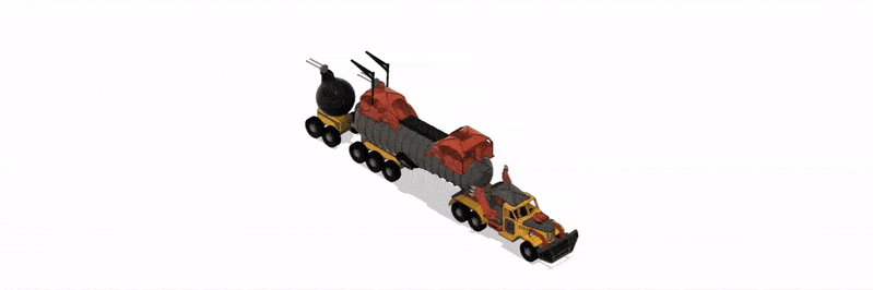 Yellow Zil War Rig - Rơ Moóc/Bồn Chở Phần 2