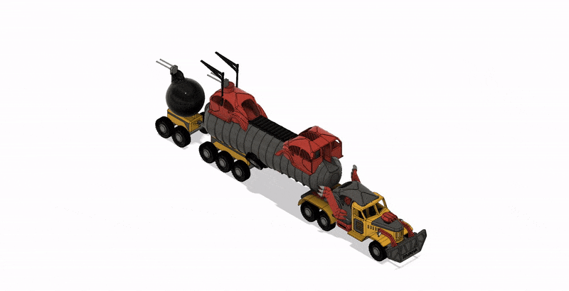 Yellow Zil War Rig - Phần 3 Bình Nhiên Liệu