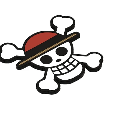 Logo One Piece - Mẫu In 3D