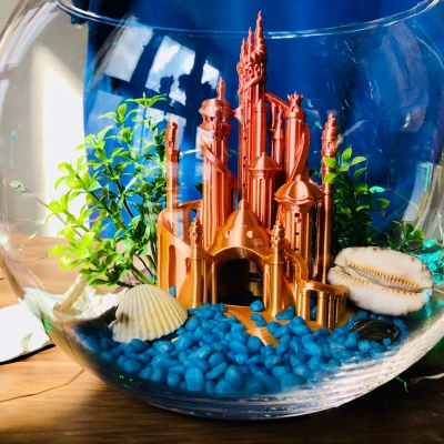Cung Điện Vua Triton, Nàng Tiên Cá - Trang Trí Bể Cá / Thủy Cung