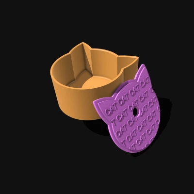 Hộp Đựng Hình Con Mèo