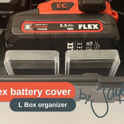 Hộp Đựng Nắp Pin Dụng Cụ FLEX