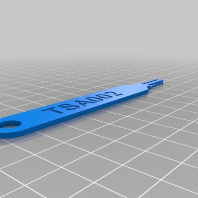 Chìa khóa Vạn năng TSA Travel Sentry 3D