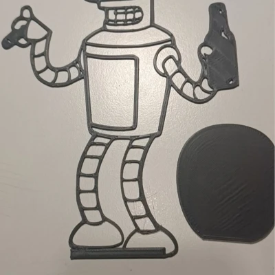 Bender Futurama 2D