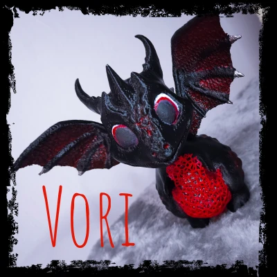 Rồng Con Với Vảy Voronoi