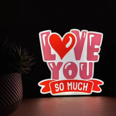 Hộp đèn Ngày Valentine Ngọt Ngào